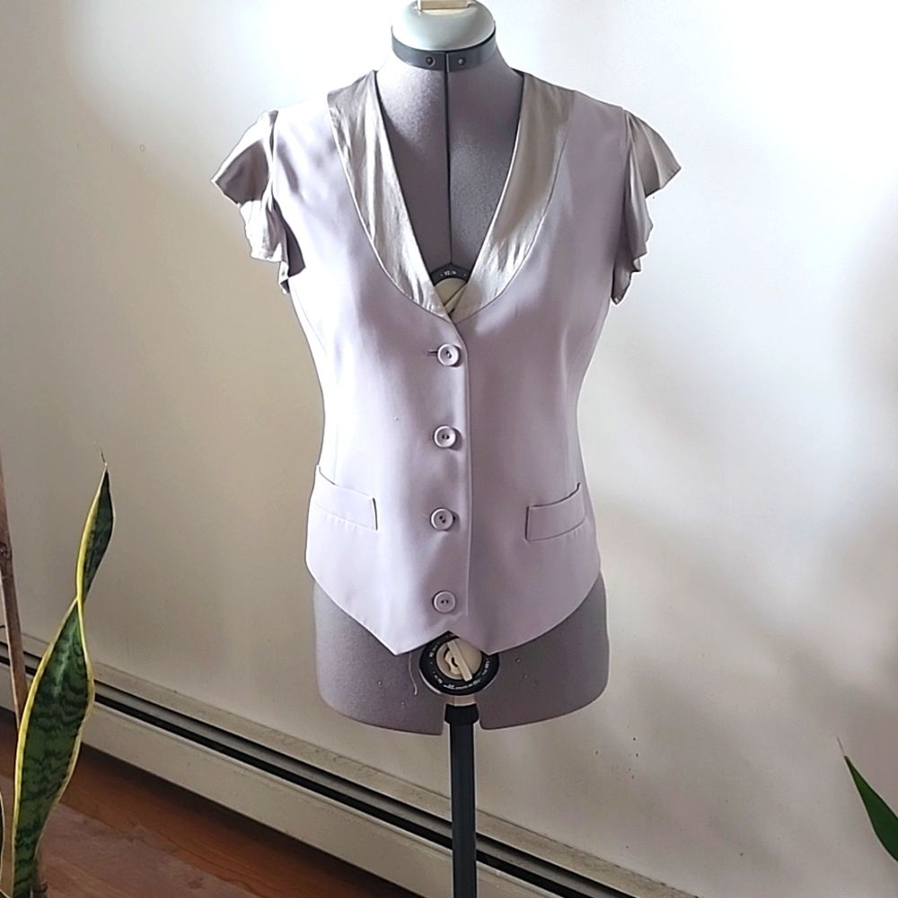Gray vest